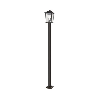 Beacon 536P Outdoor Post Light in Oil Rubbed Bronze (107-Inch).