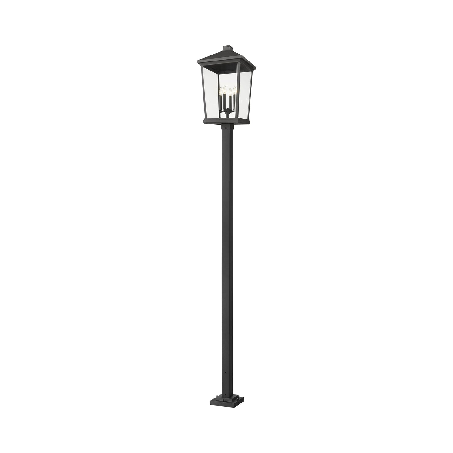 Beacon 536P Outdoor Post Light in Black (124.63-Inch).