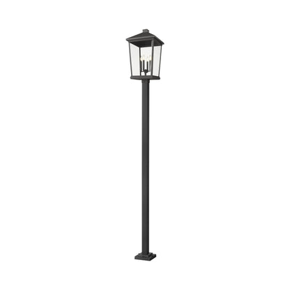 Beacon 536P Outdoor Post Light in Black (124.63-Inch).