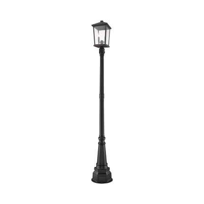 Beacon 564P Outdoor Post Light in Black (91.25-Inch).
