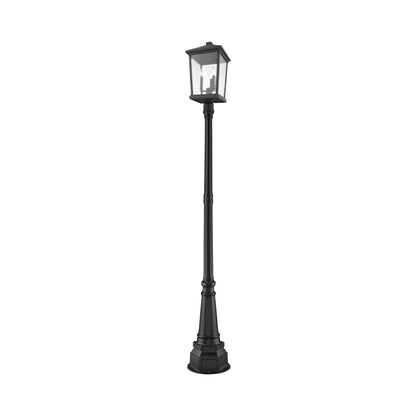 Beacon 564P Outdoor Post Light in Black (93.75-Inch).