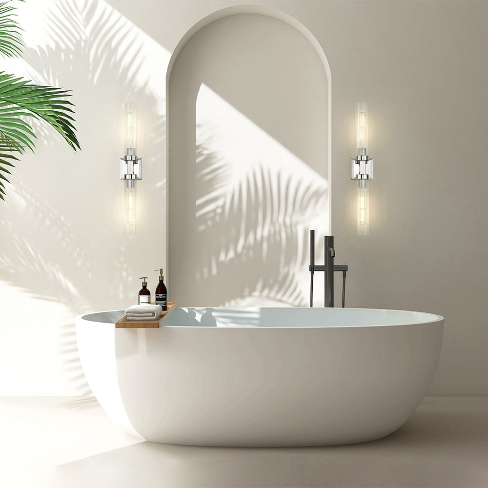 Beau 740 Wall Light in bathroom.