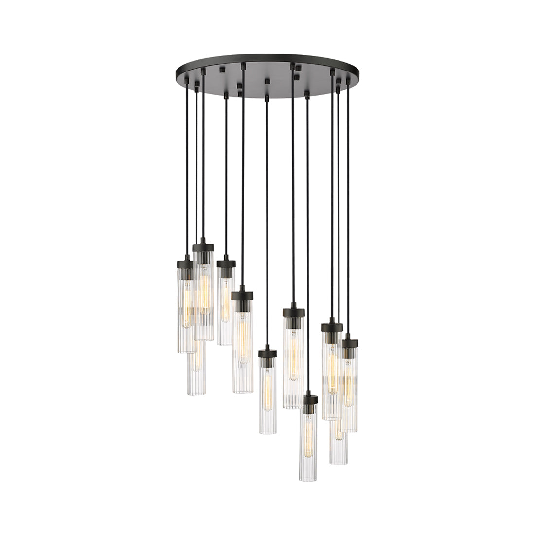 Beau Round Chandelier in Detail.