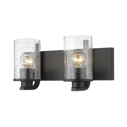 Beckett Bath Vanity Light in Matte Black (2-Light).
