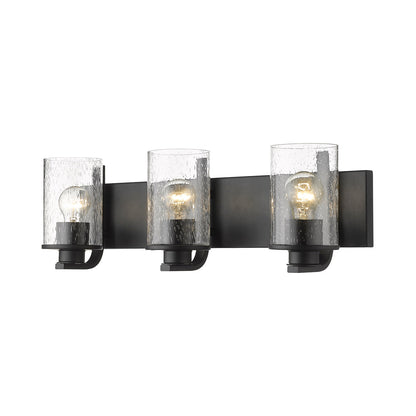 Beckett Bath Vanity Light in Matte Black (3-Light).