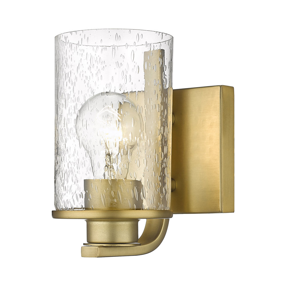 Beckett Bath Wall Light in Olde Brass.