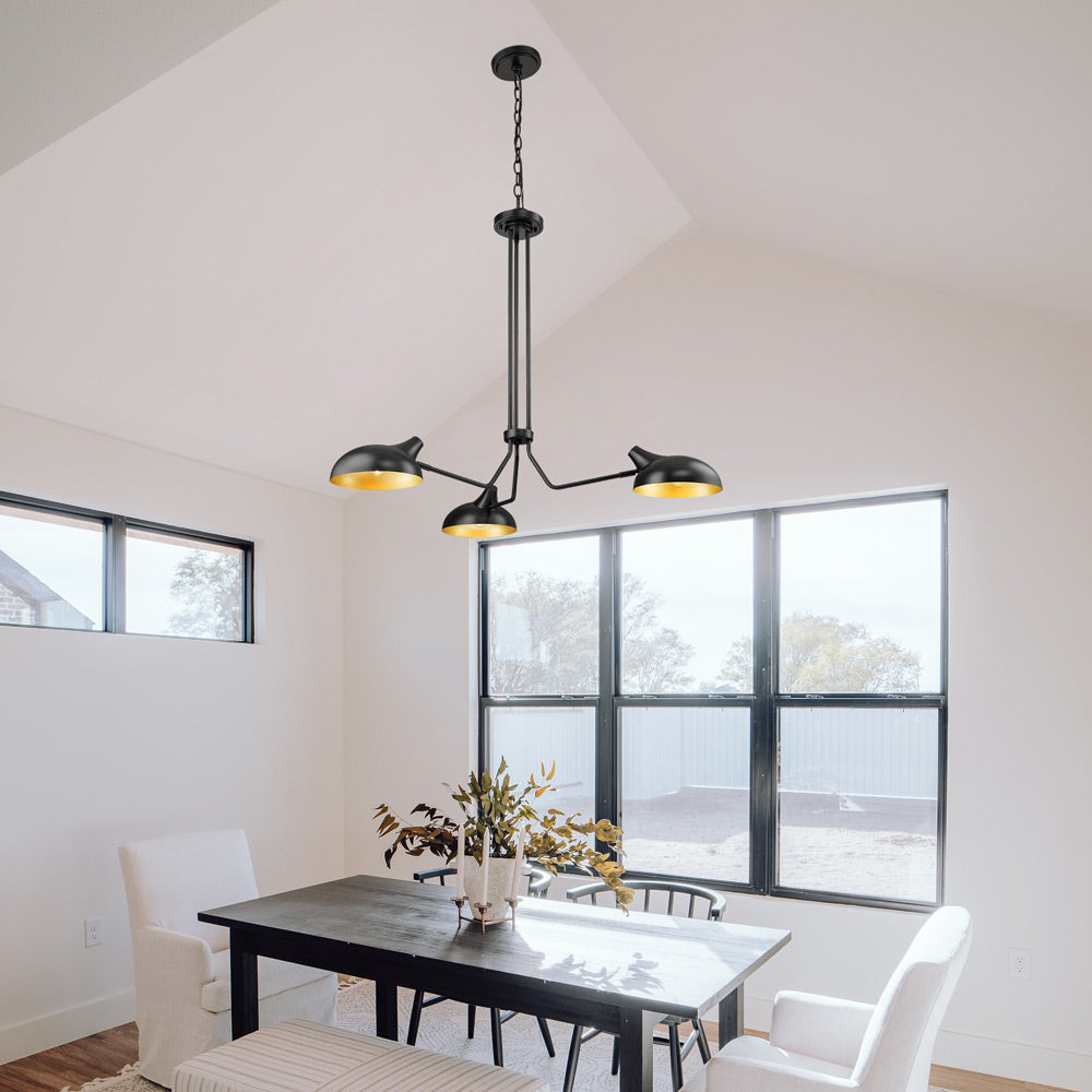 Bellamy Chandelier in dining room.