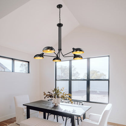 Bellamy Chandelier in dining room.