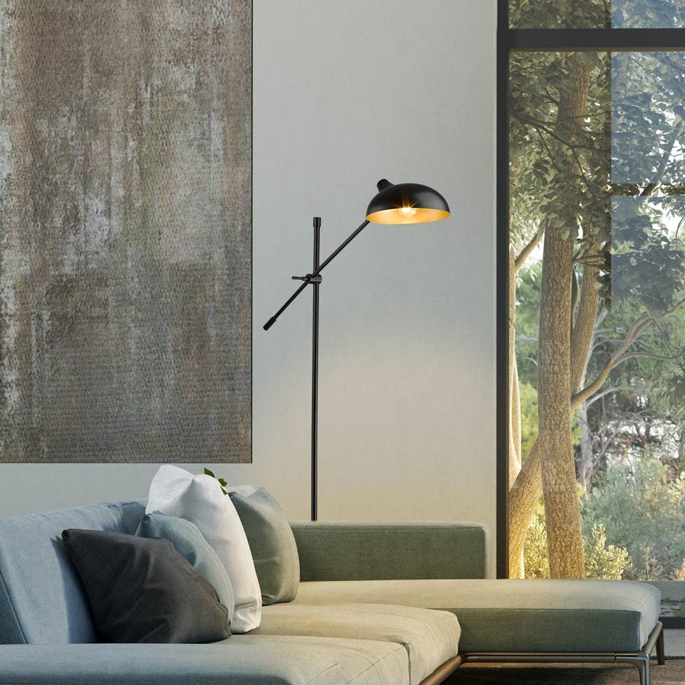 Bellamy Floor Lamp in living room.