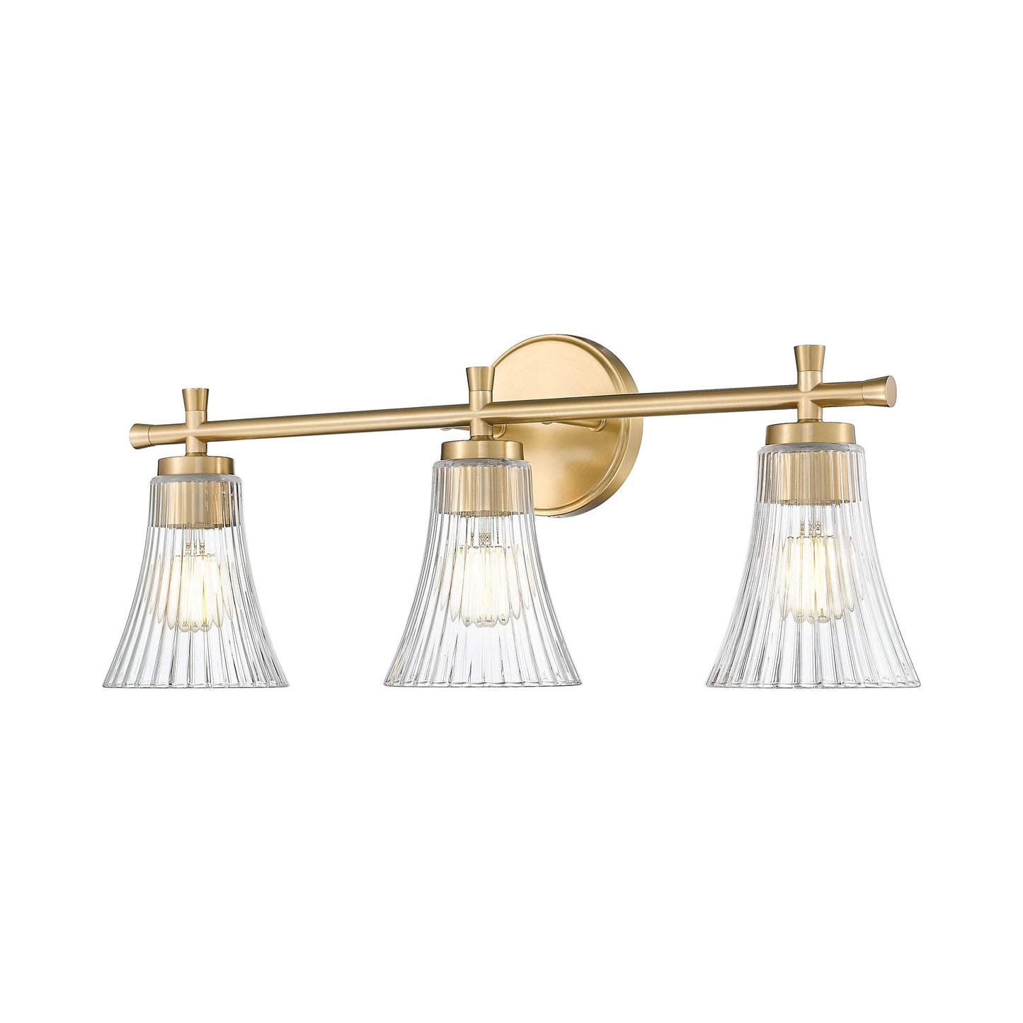 Belle Bath Vanity Light in Modern Gold (3-Light).