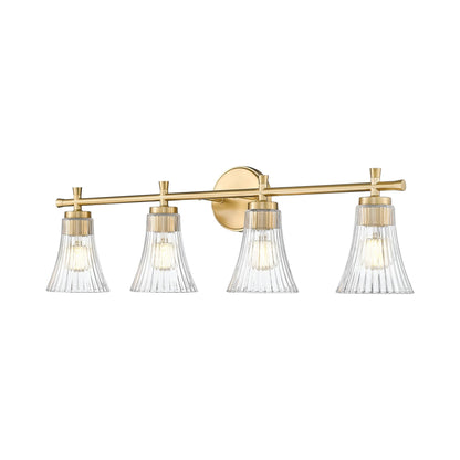 Belle Bath Vanity Light in Modern Gold (4-Light).