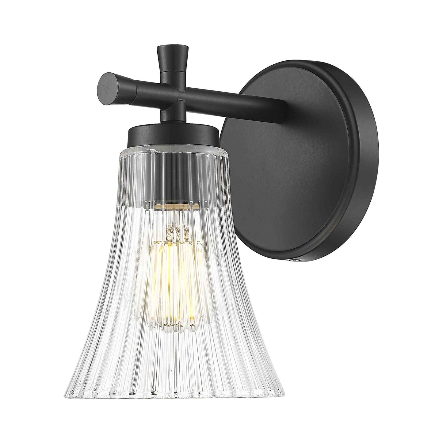 Belle Wall Light in Matte Black.