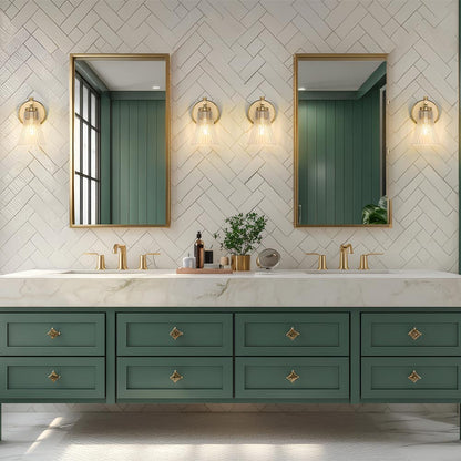 Belle Wall Light in bathroom.