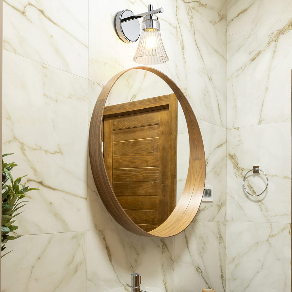 Belle Wall Light in bathroom.