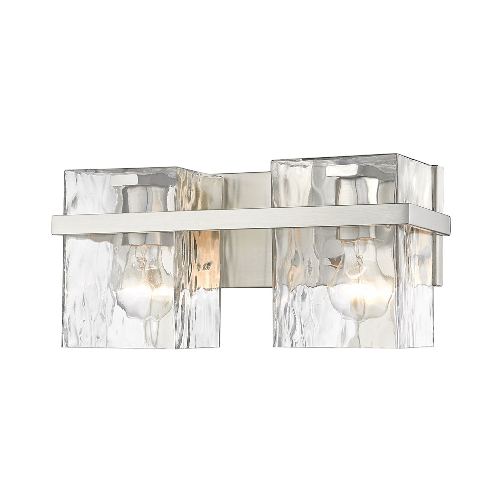 Bennington Bath Vanity Light in Brushed Nickel (2-Light).
