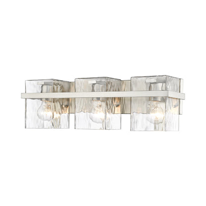 Bennington Bath Vanity Light in Brushed Nickel (3-Light).