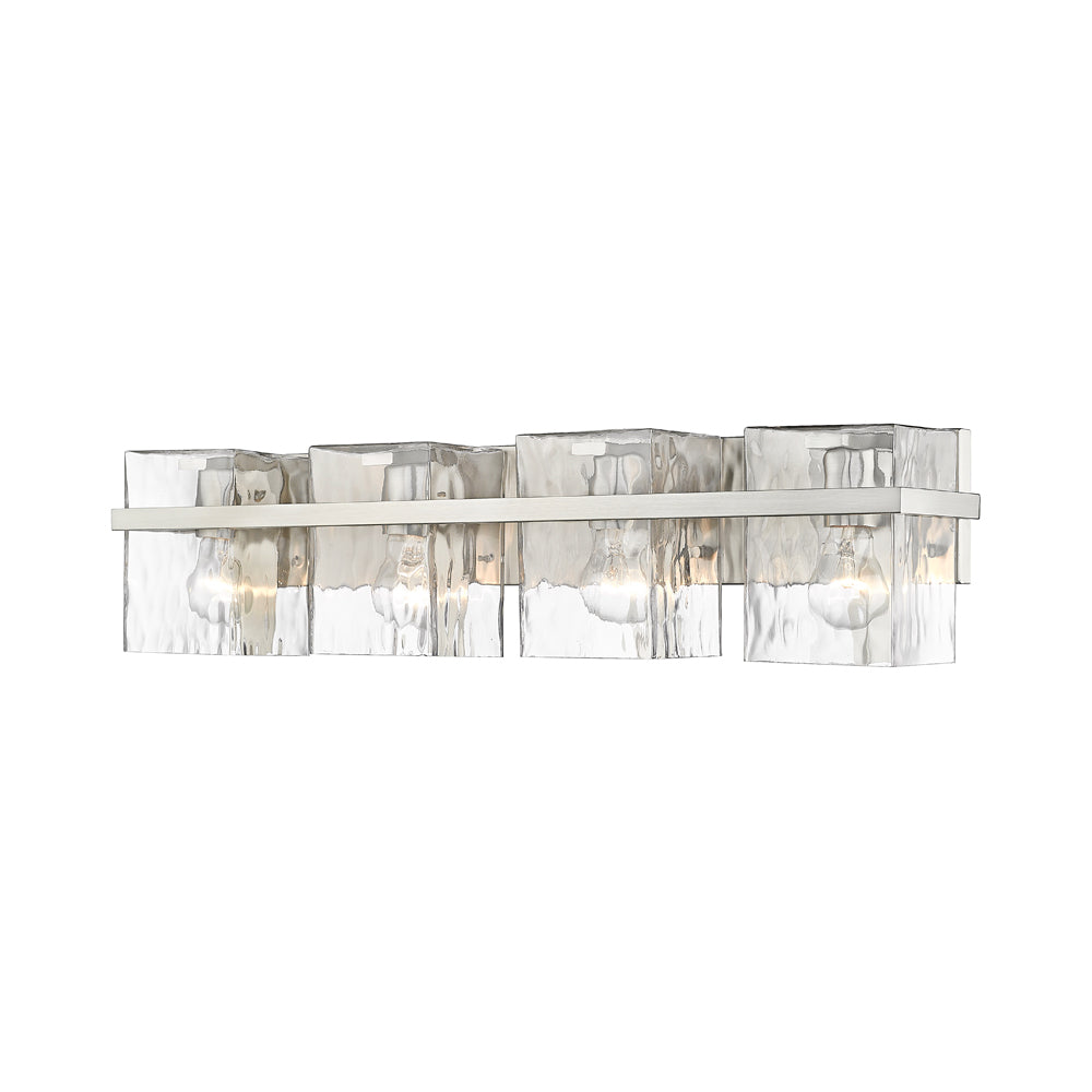 Bennington Bath Vanity Light in Brushed Nickel (4-Light).