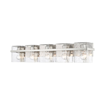 Bennington Bath Vanity Light in Brushed Nickel (5-Light).