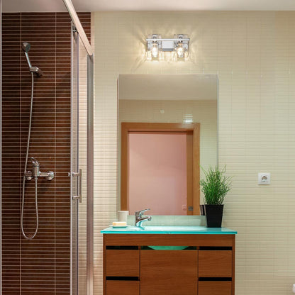 Bennington Bath Vanity Light in bathroom.