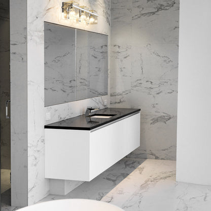 Bennington Bath Vanity Light in bathroom.