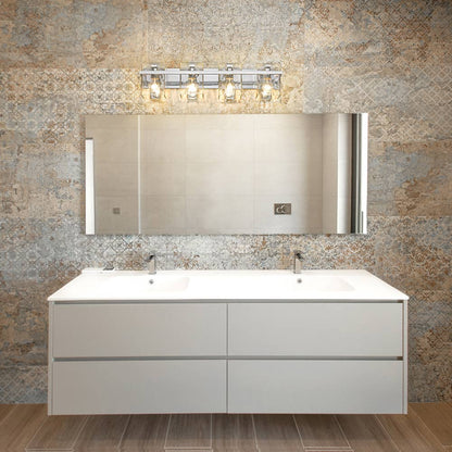 Bennington Bath Vanity Light in bathroom.