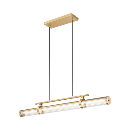 Benoit Linear LED Chandelier in Detail.