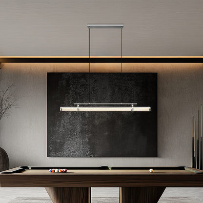 Benoit Linear LED Chandelier in playroom.