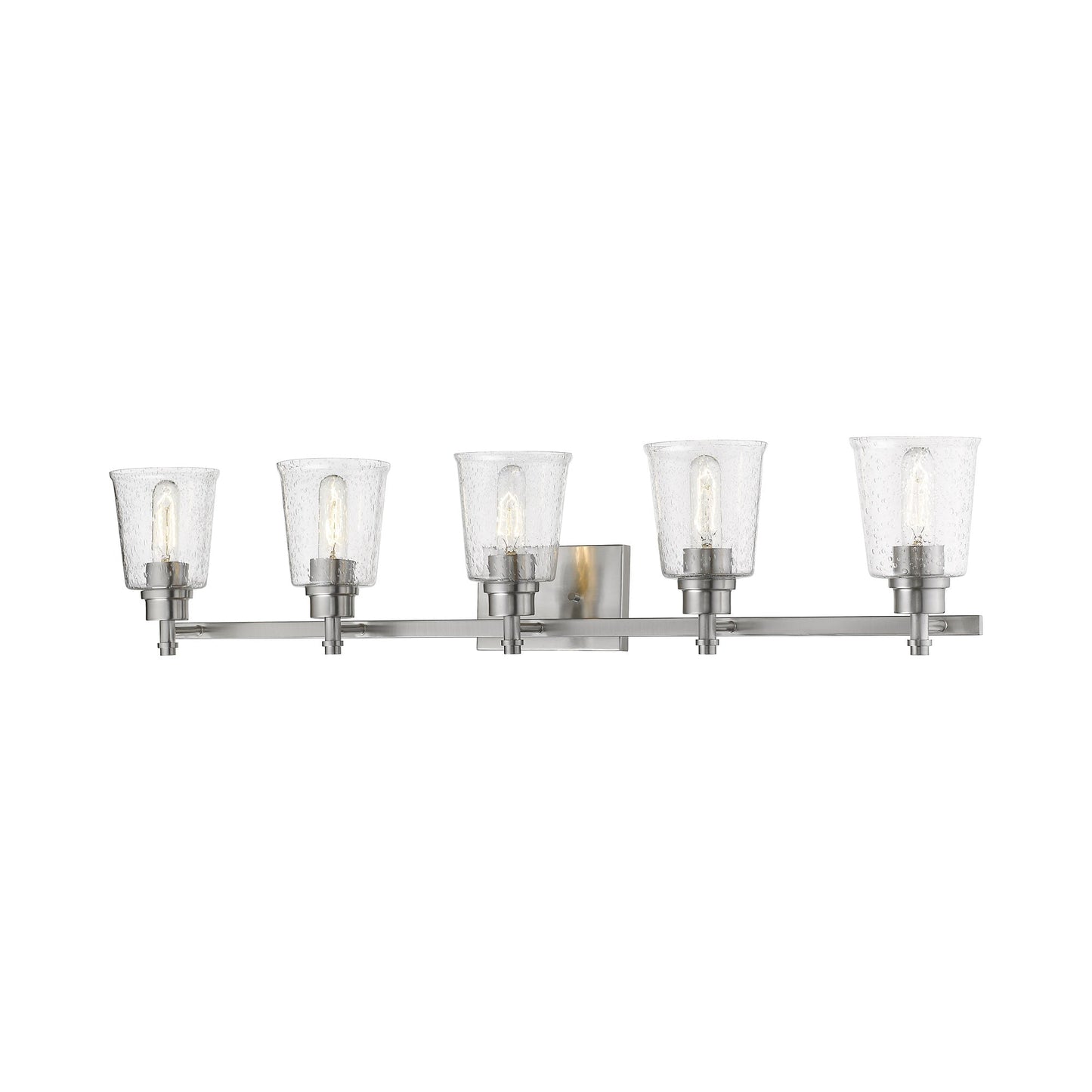 Bohin Bath Vanity Light in Brushed Nickel (5-Light).