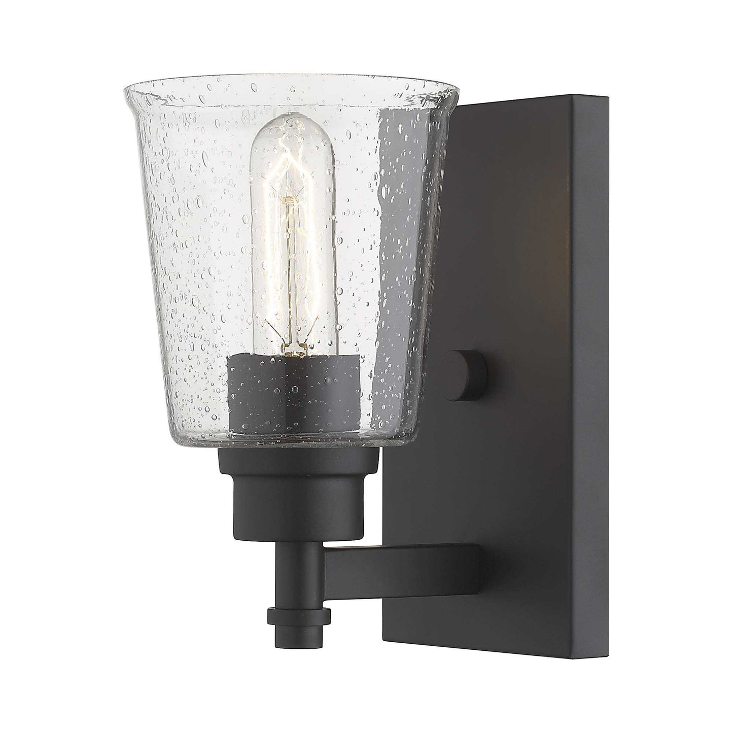 Bohin Bath Wall Light in Matte Black.