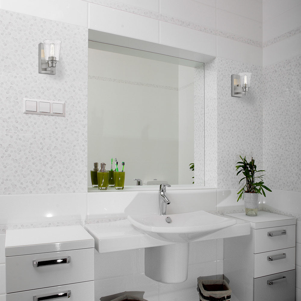 Bohin Bath Wall Light in bathroom.
