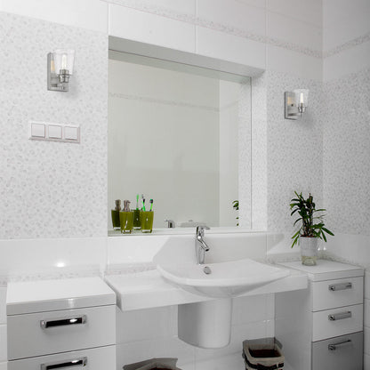 Bohin Bath Wall Light in bathroom.