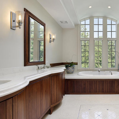Bohin Bath Wall Light in bathroom.