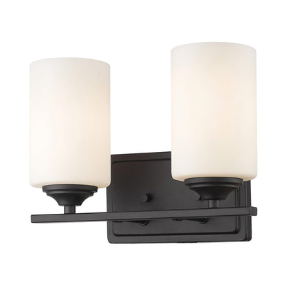 Bordeaux Bath Vanity Light in Bronze (2-Light).