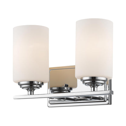 Bordeaux Bath Vanity Light in Chrome (2-Light).