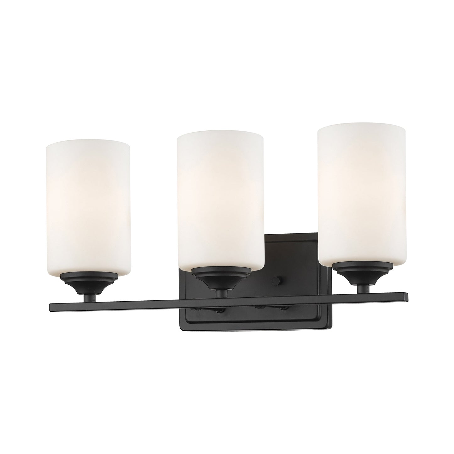 Bordeaux Bath Vanity Light in Bronze (3-Light).