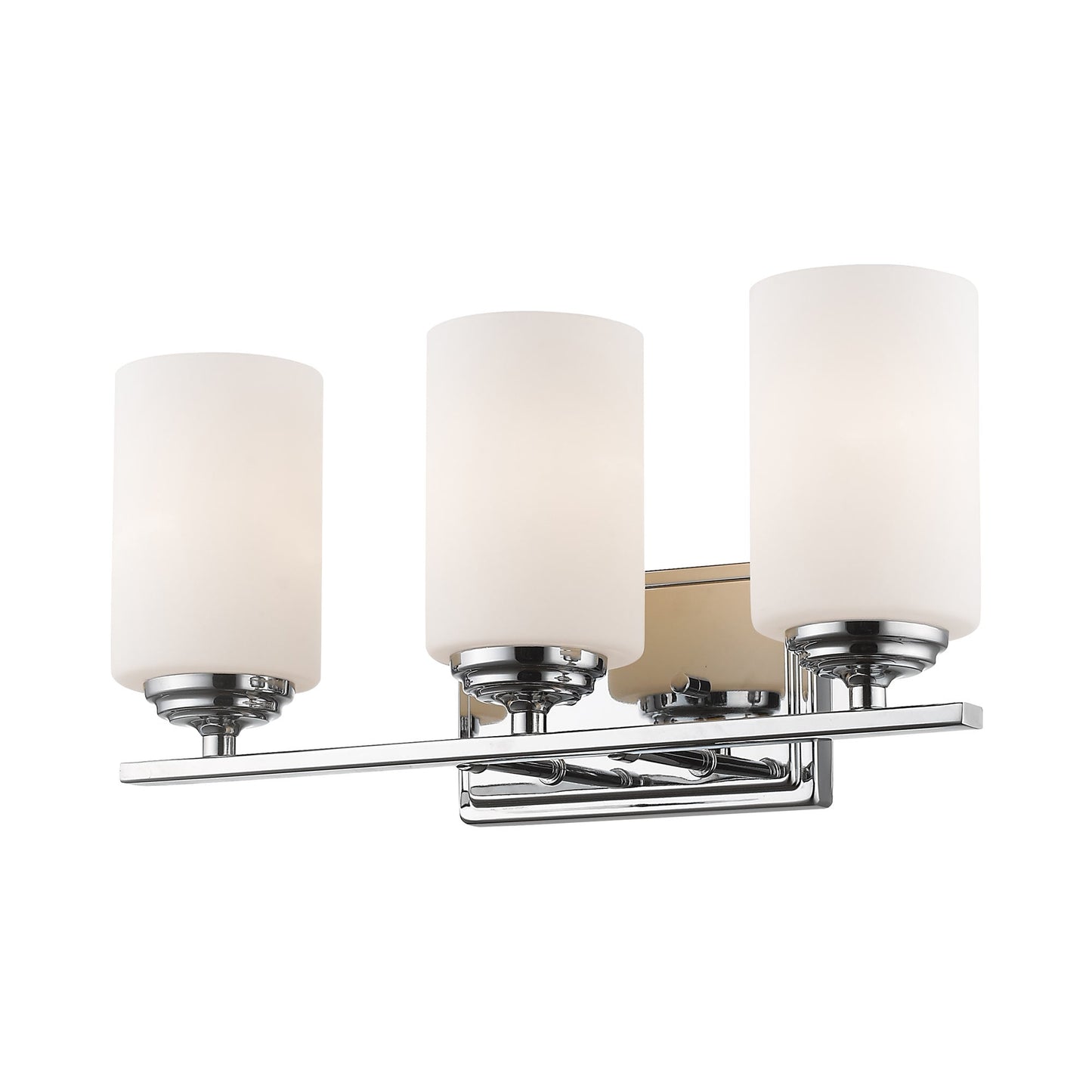 Bordeaux Bath Vanity Light in Chrome (3-Light).
