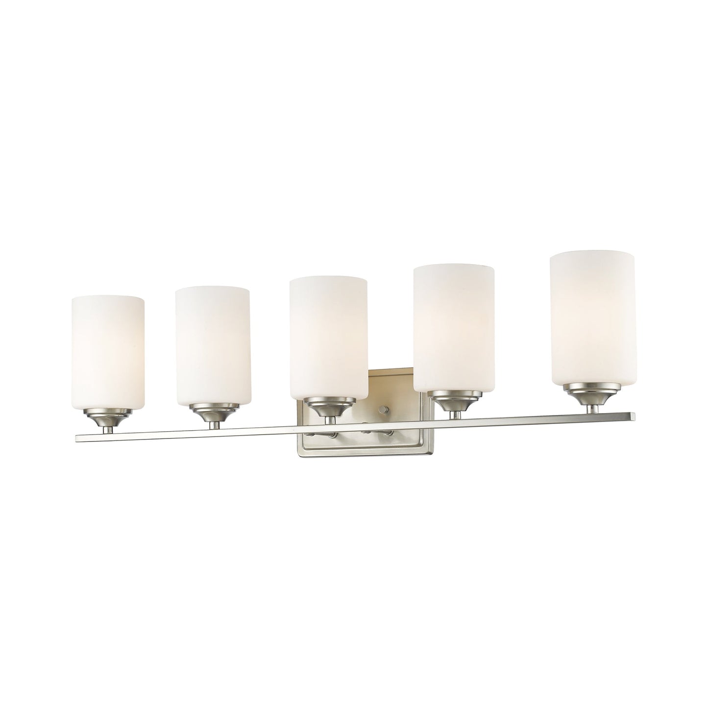 Bordeaux Bath Vanity Light in Brushed Nickel (5-Light).