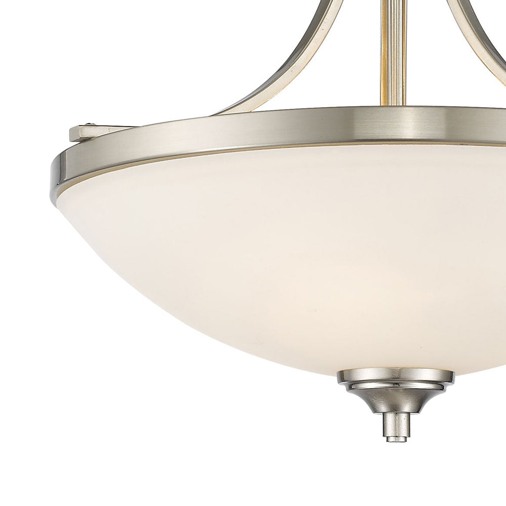 Bordeaux Semi Flush Mount Ceiling Light in Detail.