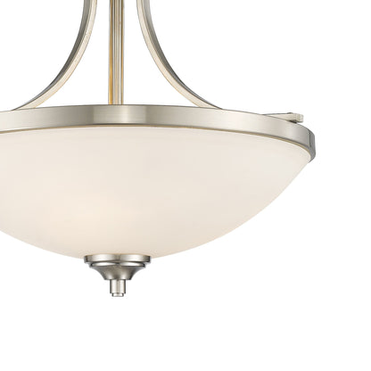 Bordeaux Semi Flush Mount Ceiling Light in Detail.