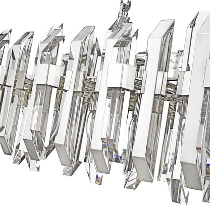 Bova Linear Chandelier in Detail.