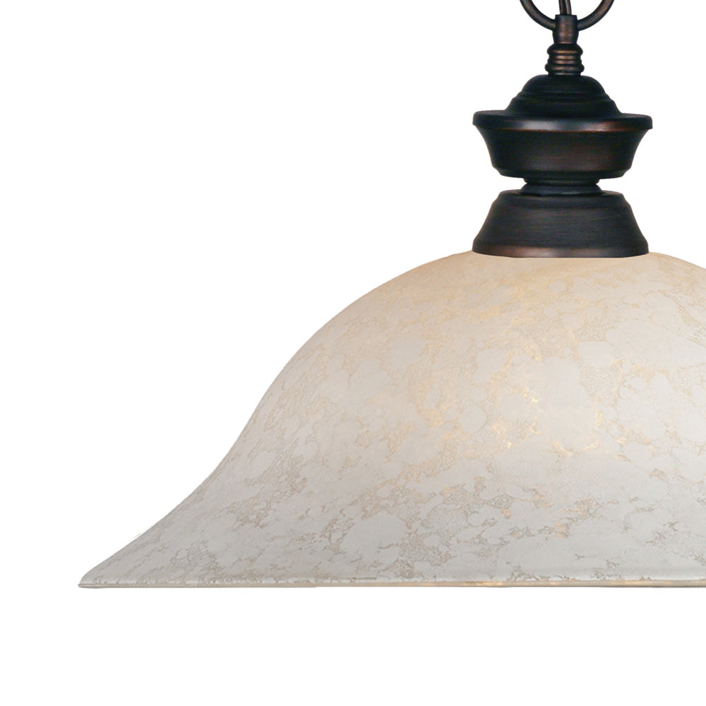 Z-Lite Bowl Pendant Light in Detail.