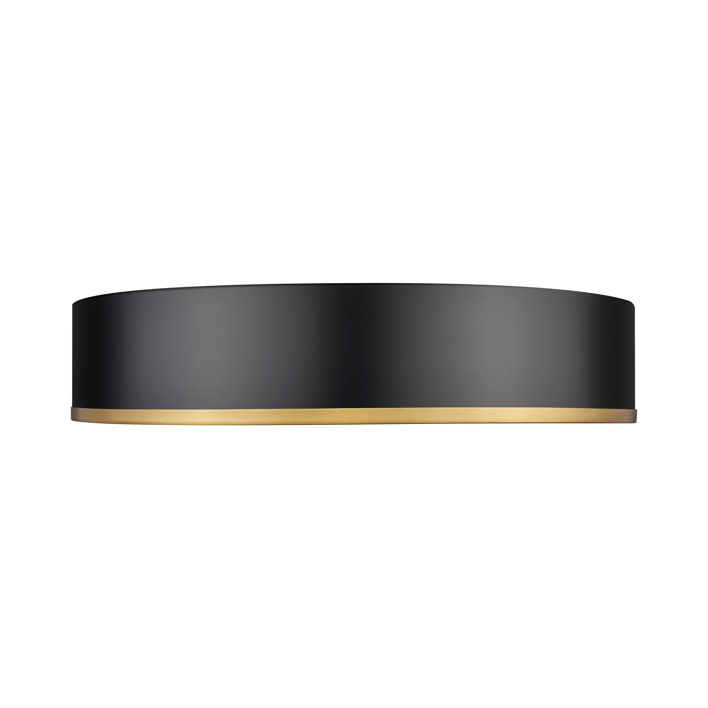 Bradley LED Flush Mount Ceiling Light in Matte Black (20.25-Inch).