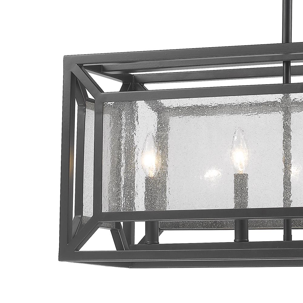 Braum Linear Chandelier in Detail.