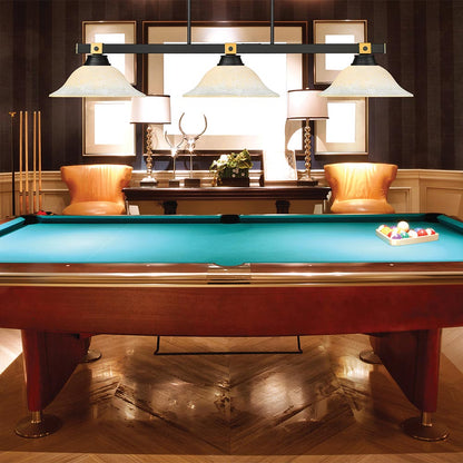 Bronte Billiard Pendant Light in game room.