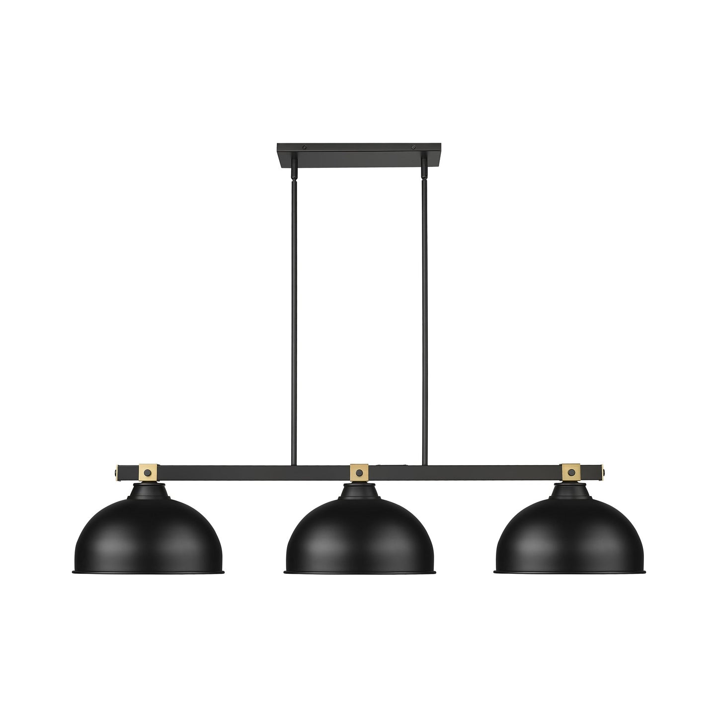 Bronte Dome Billiard Pendant Light in Detail.