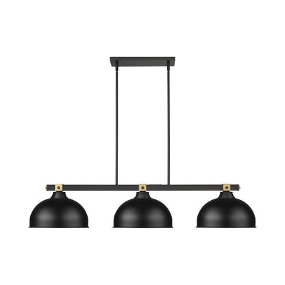 Bronte Dome Billiard Pendant Light in Detail.