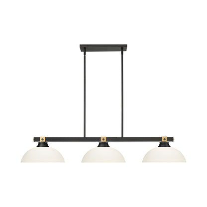 Bronte Dome Billiard Pendant Light in Detail.