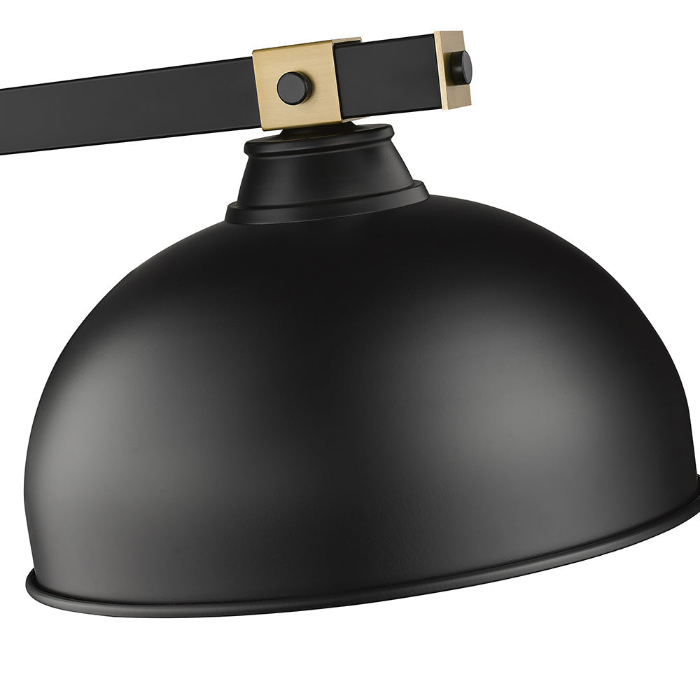 Bronte Dome Billiard Pendant Light in Detail.