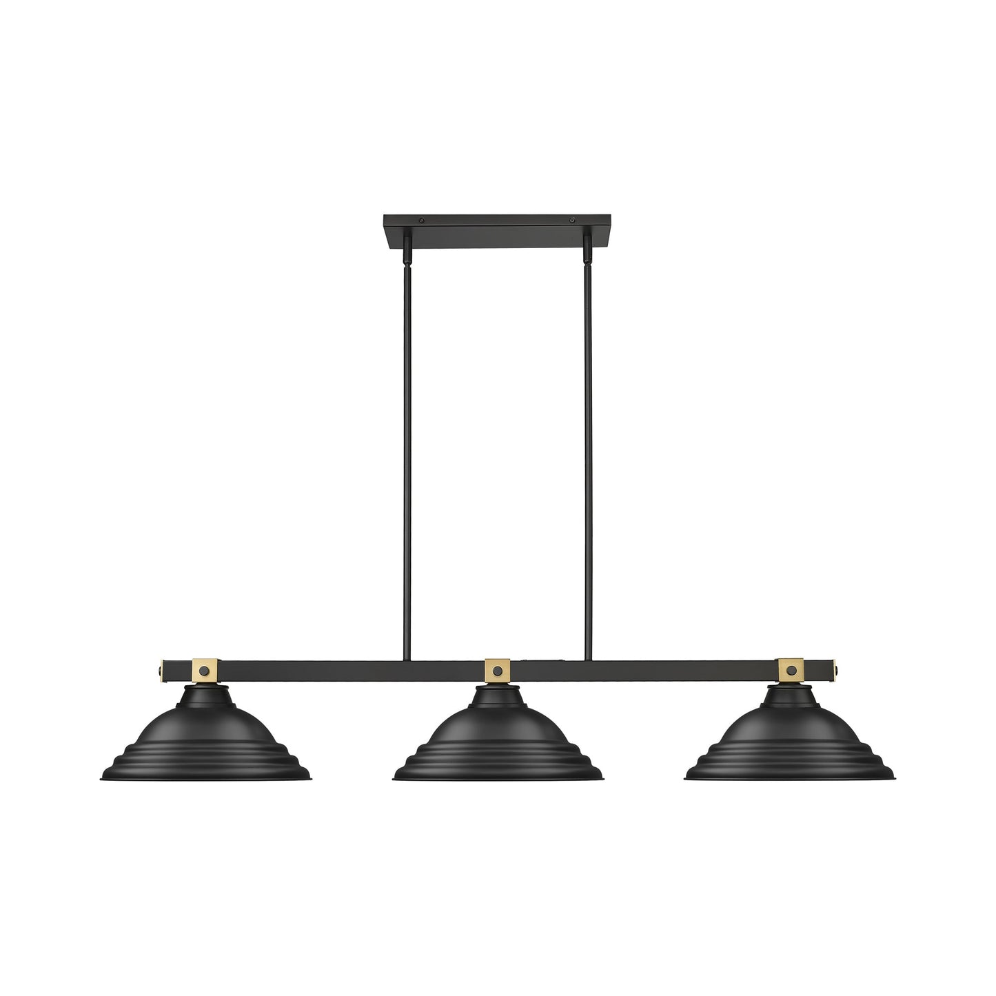 Bronte RB Billiard Pendant Light in Matte Black.