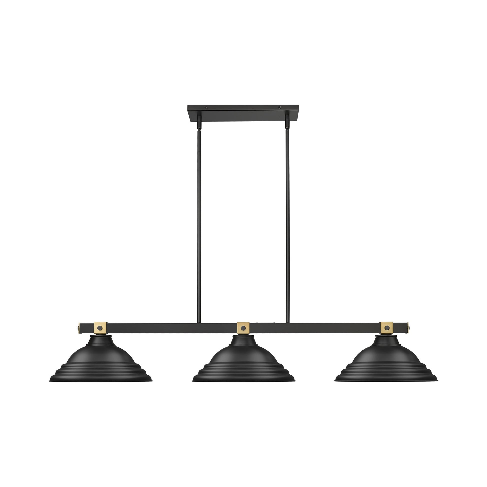 Bronte RB Billiard Pendant Light in Matte Black.